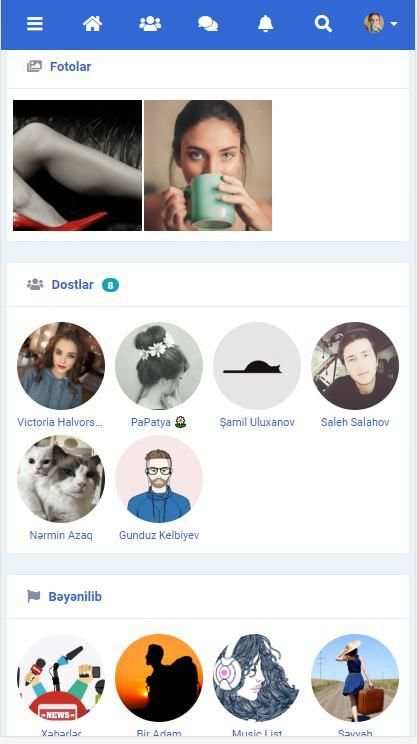 My Mir.az Milli Sosial Şəbəkə screenshot 4