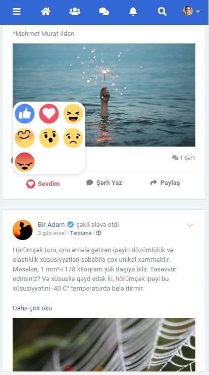 My Mir.az Milli Sosial Şəbəkə screenshot 2