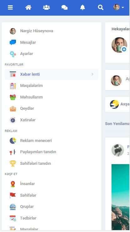 My Mir.az Milli Sosial Şəbəkə screenshot 7