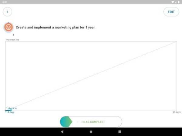 90 Day Action Plan screenshot 1