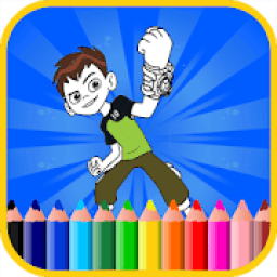 ikon Coloring pages for Ben Ten Alines
