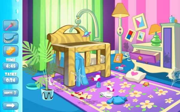 Baby Girls Clean House - Princess Home Girls Clean screenshot 5