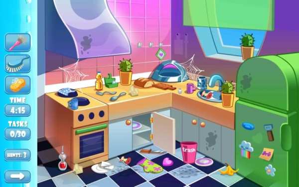 Baby Girls Clean House - Princess Home Girls Clean screenshot 10