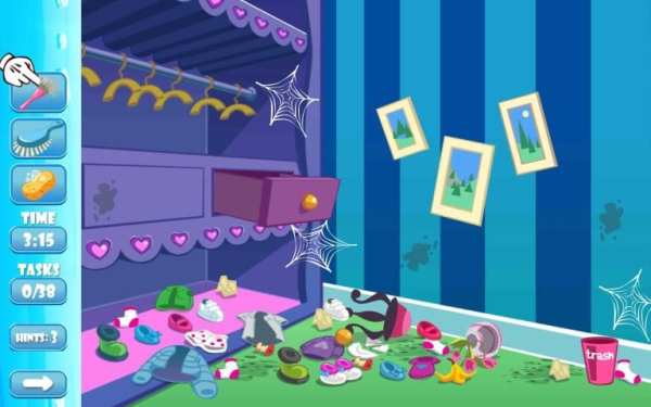 Baby Girls Clean House - Princess Home Girls Clean screenshot 2