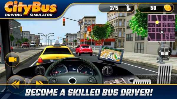 Coach Bus City Driving Simulator screenshot 1