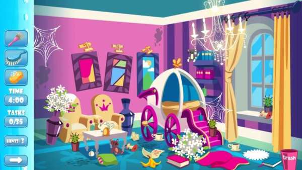 Baby Girls Clean House - Princess Home Girls Clean screenshot 20