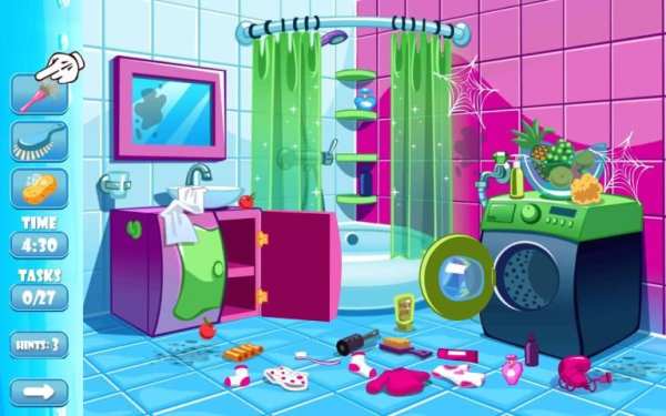 Baby Girls Clean House - Princess Home Girls Clean screenshot 4