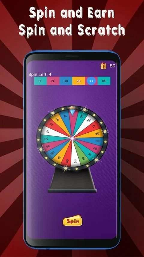Spin and Earn - Spin and Scratch स्क्रीनशॉट 1