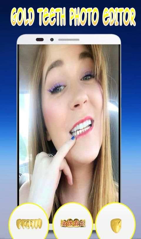 Gold teeth Photo Editor screenshot 2