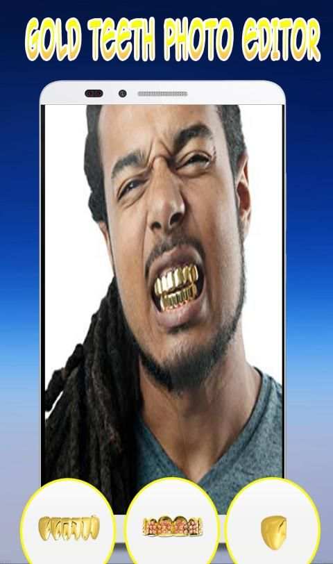 Gold teeth Photo Editor screenshot 1