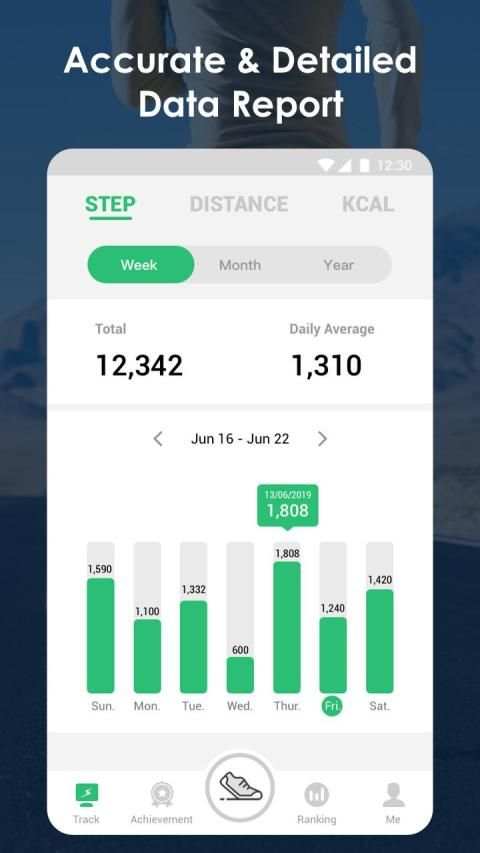 Step Tracker Pro screenshot 1