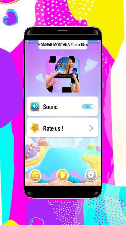 Hannah Montana Piano Tiles screenshot 2
