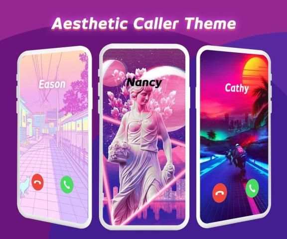 Shining Call Flash - Color Phone Call Screen Theme स्क्रीनशॉट 2