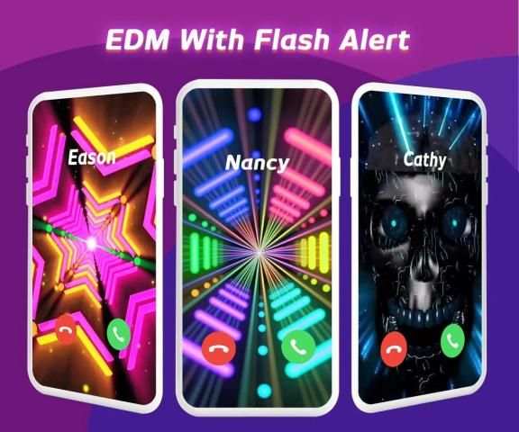 Shining Call Flash - Color Phone Call Screen Theme स्क्रीनशॉट 3