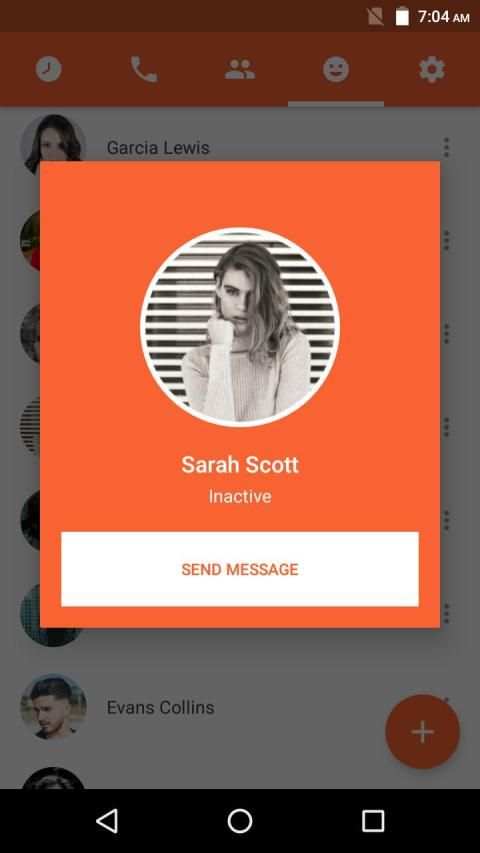Messenger App - Material UI Template screenshot 4