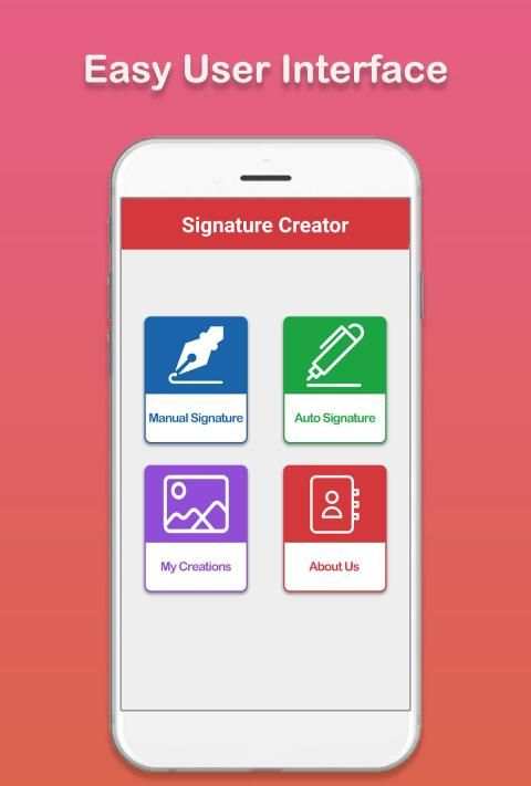 Signature Creator : Signature Maker स्क्रीनशॉट 2