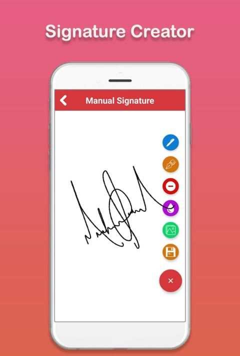 Signature Creator : Signature Maker स्क्रीनशॉट 1