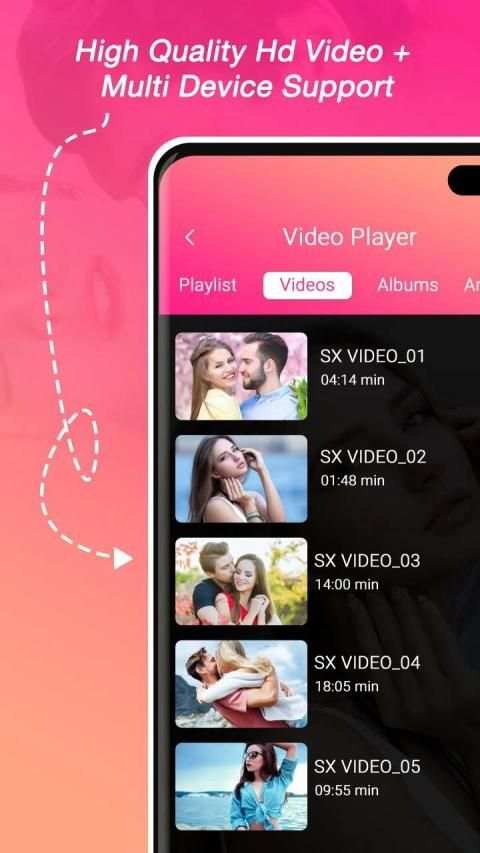 SX Video Player - All Format Video Player 2020 स्क्रीनशॉट 6