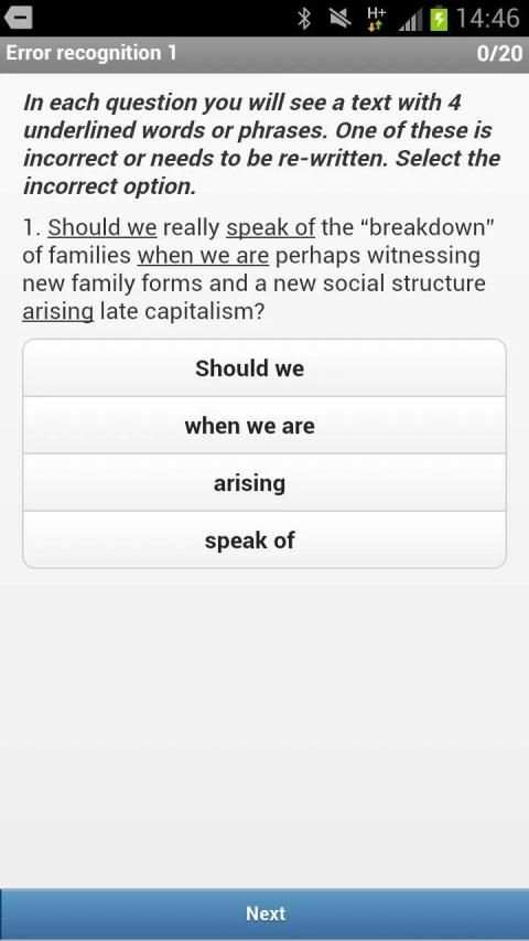 Exam English: TOEFL® Grammar screenshot 2