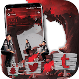 ikon Lonely Man Launcher Theme