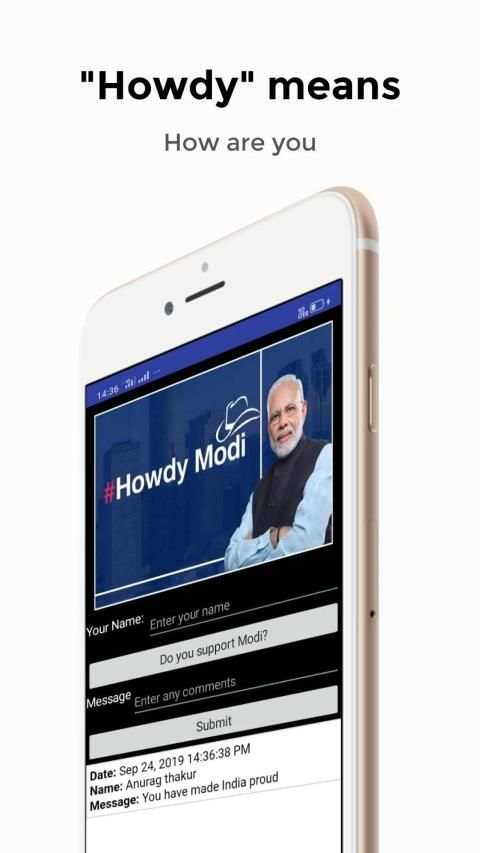 Howdy Modi स्क्रीनशॉट 3