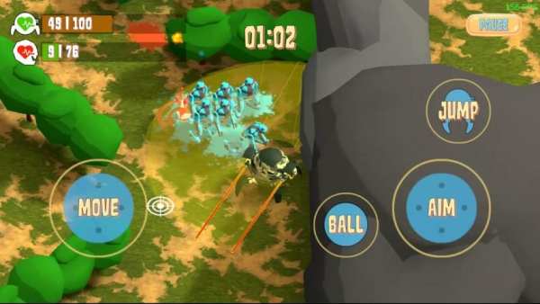 Craball - Zombie Robot Scrapper screenshot 1