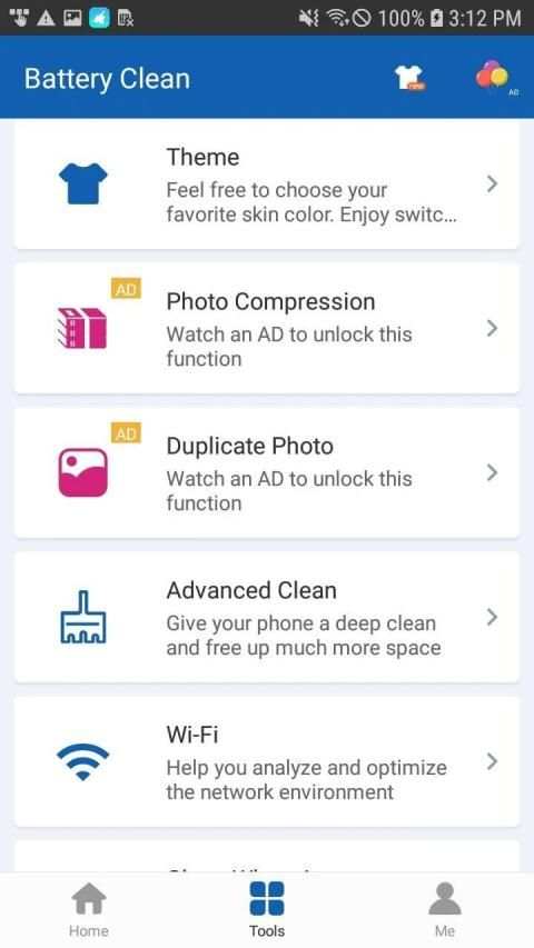 Battery Clean screenshot 1
