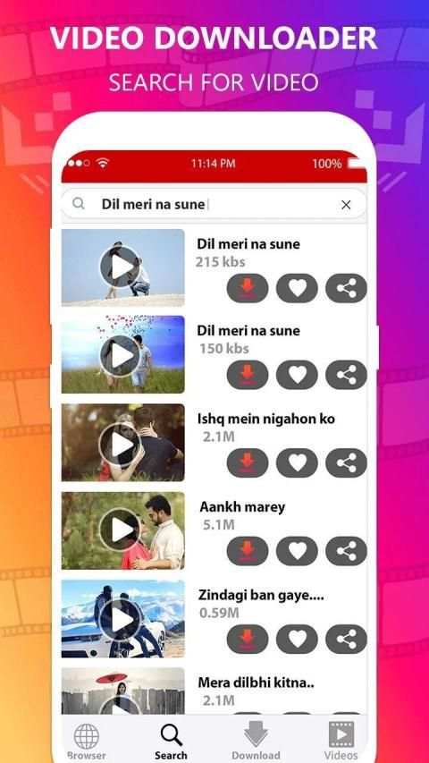 Free Video Downloader - VPN screenshot 9