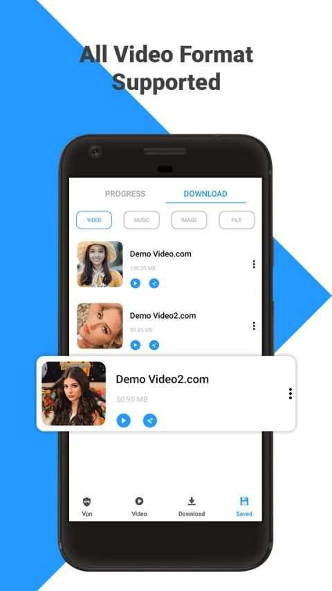 Free Video Downloader - VPN screenshot 1