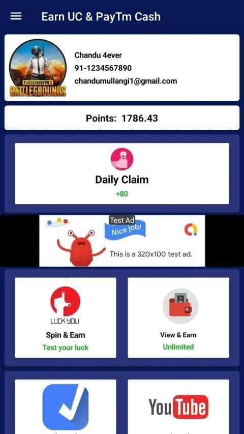 Earn UC cash for PUBG Mobile screenshot 7