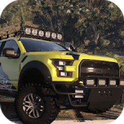 Driving Ford Raptor Extreme Rally SUV Simulator आइकन