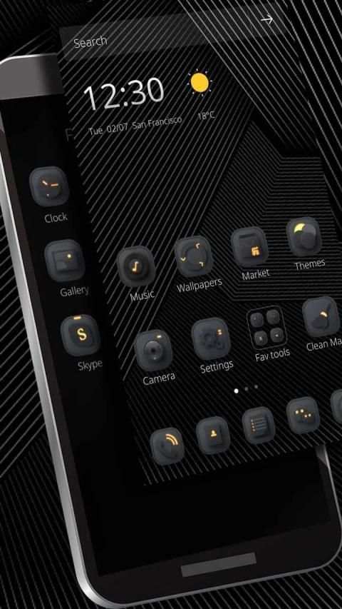 Cool Black Matte Theme screenshot 4