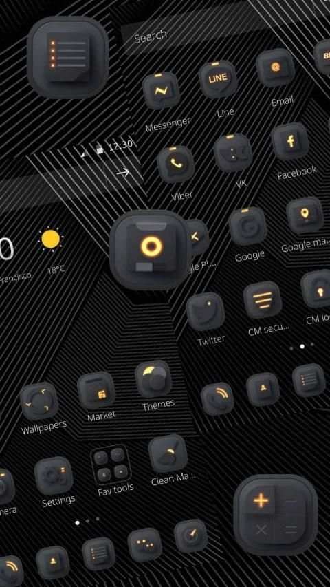 Cool Black Matte Theme screenshot 3