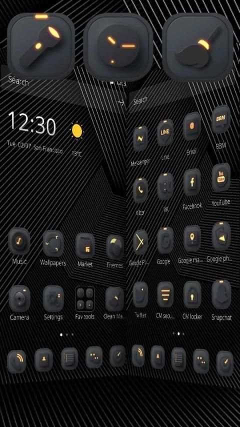Cool Black Matte Theme screenshot 2