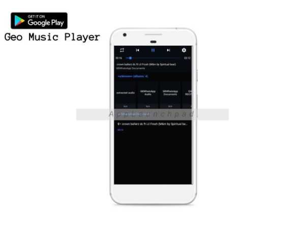 Geo Music Player स्क्रीनशॉट 3