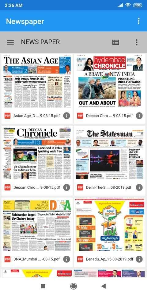 Telugu newspaper & e-paper Daily स्क्रीनशॉट 3