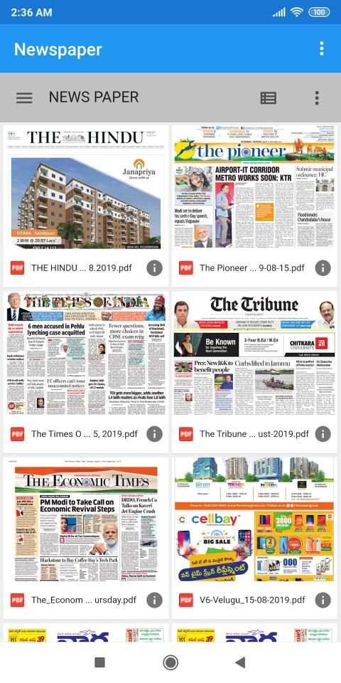 Telugu newspaper & e-paper Daily स्क्रीनशॉट 2