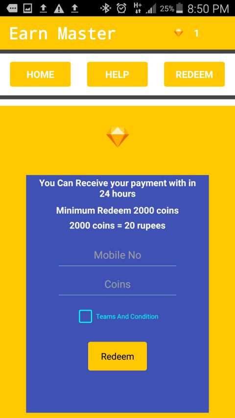 Earn Master " Earn & Game Application " स्क्रीनशॉट 3