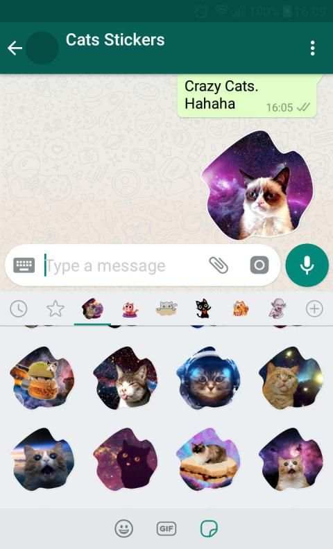 New WAStickerApps * Cat Stickers For Chat स्क्रीनशॉट 5