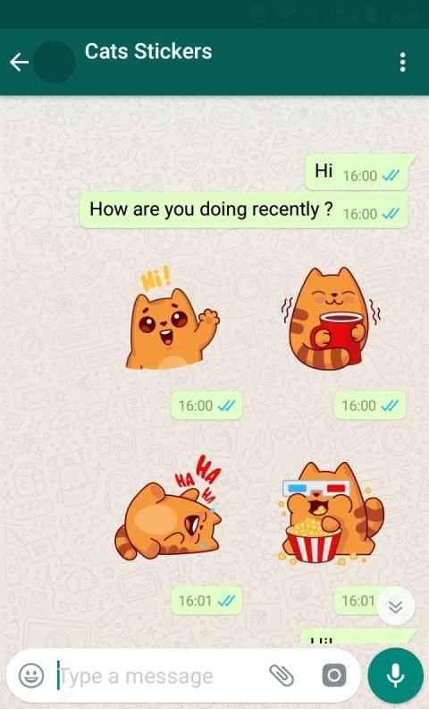 New WAStickerApps * Cat Stickers For Chat स्क्रीनशॉट 4