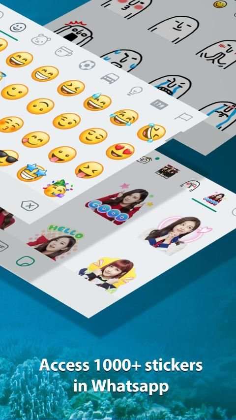 Koi Free Live 3D Fish Keyboard स्क्रीनशॉट 1