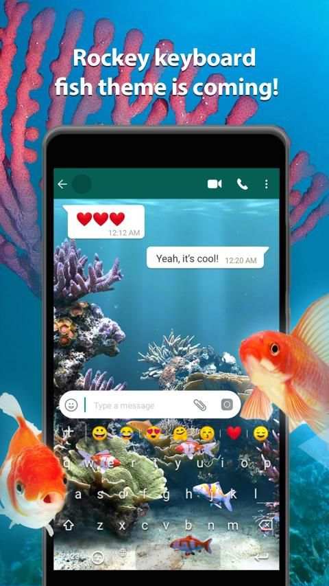Koi Free Live 3D Fish Keyboard स्क्रीनशॉट 5