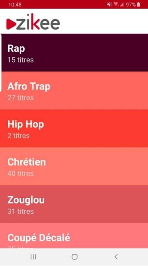 Zikee, Ecoute et téléchargement de musique screenshot 3