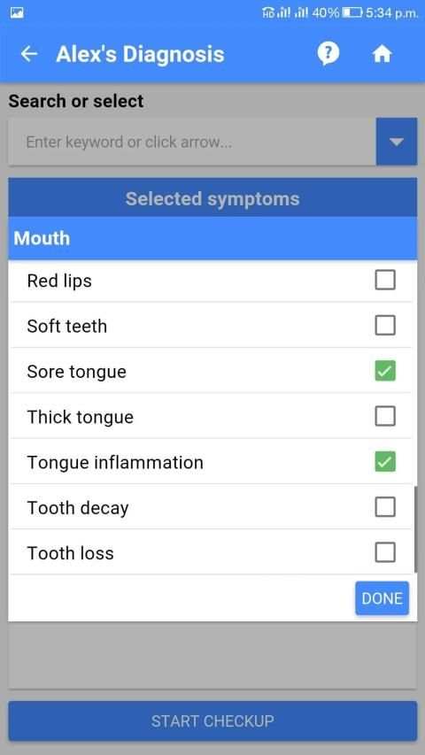 Vitamin Deficiency Finder screenshot 18