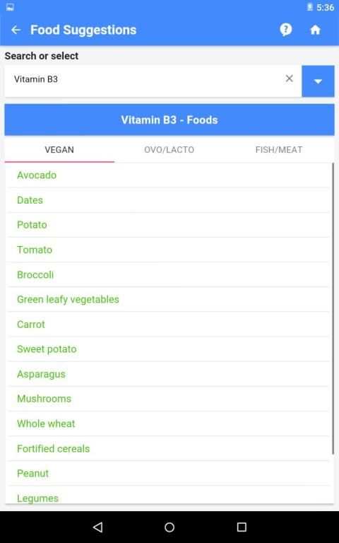 Vitamin Deficiency Finder screenshot 6