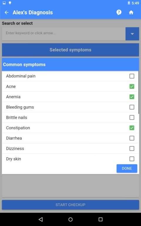 Vitamin Deficiency Finder screenshot 10