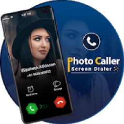 ikon Photo Phone Dialer : Full Screen Caller Id