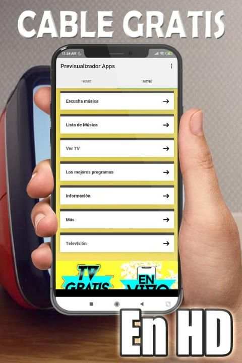 Tv En Vivo Gratis Televisión Online Canales Guide स्क्रीनशॉट 2