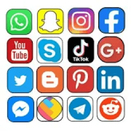 All In One Social Media आइकन