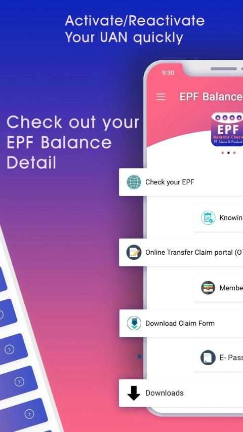 EPF Balance Check Pf Balance & PF Claim, UAN App स्क्रीनशॉट 4